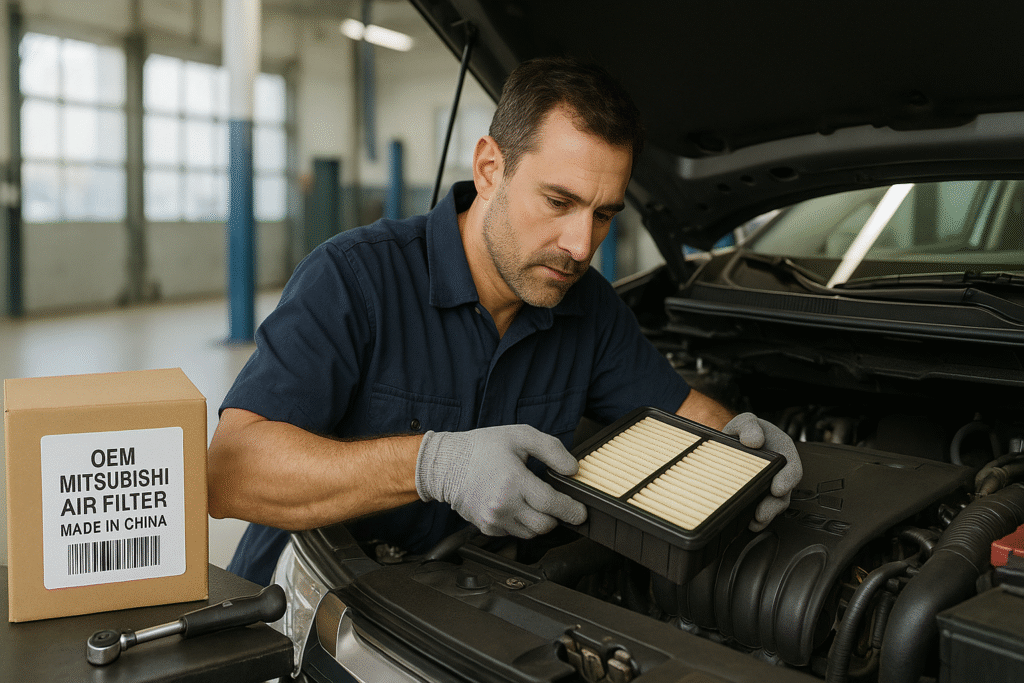 OEM Mitsubishi air filter made in China