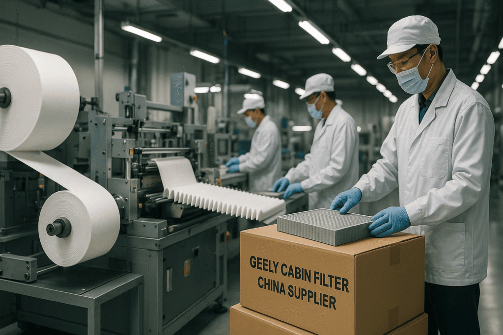 Geely cabin filter China supplier