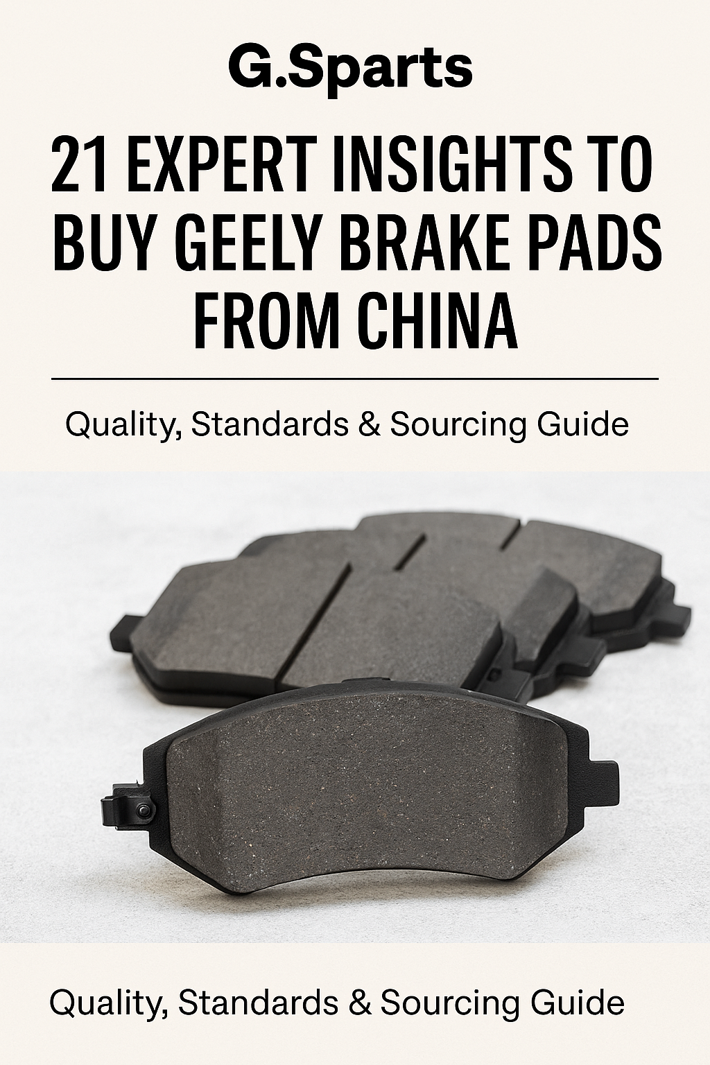 buy Geely brake pads from China