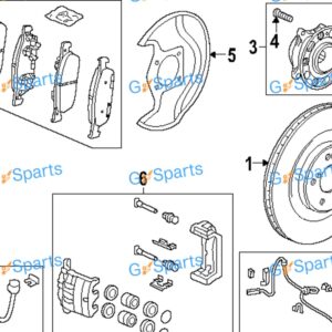 Honda ABS Sensor 57450-T90-A02