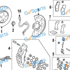 Lexus ABS Sensor 89543-F6020