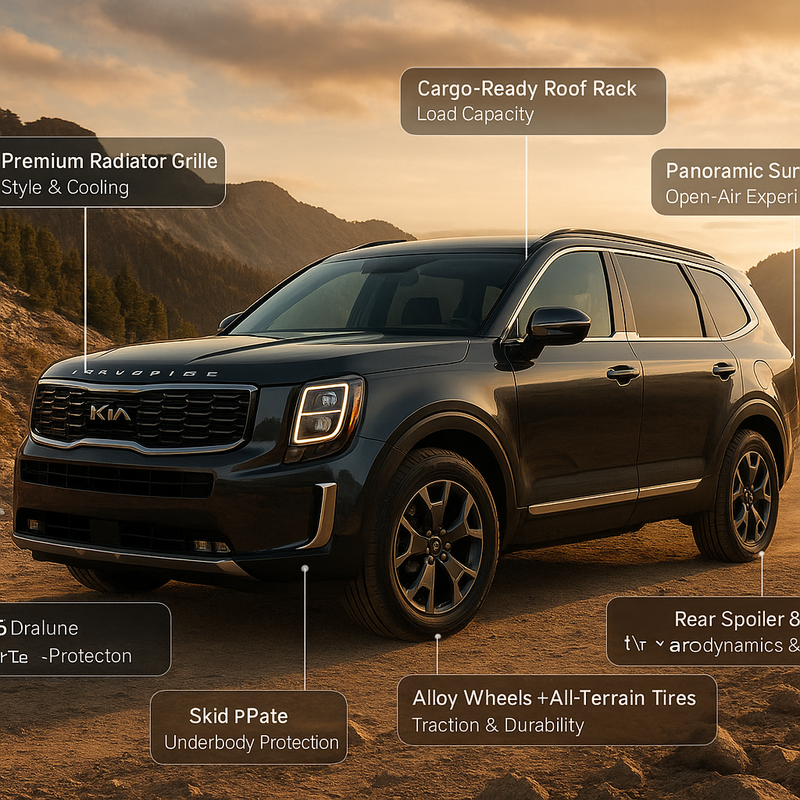 Kia Telluride Exterior Parts: Elevate Style, Function, and