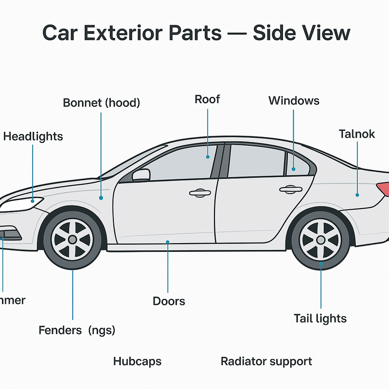 Car Body Parts Diagram: Your Ultimate Guide to